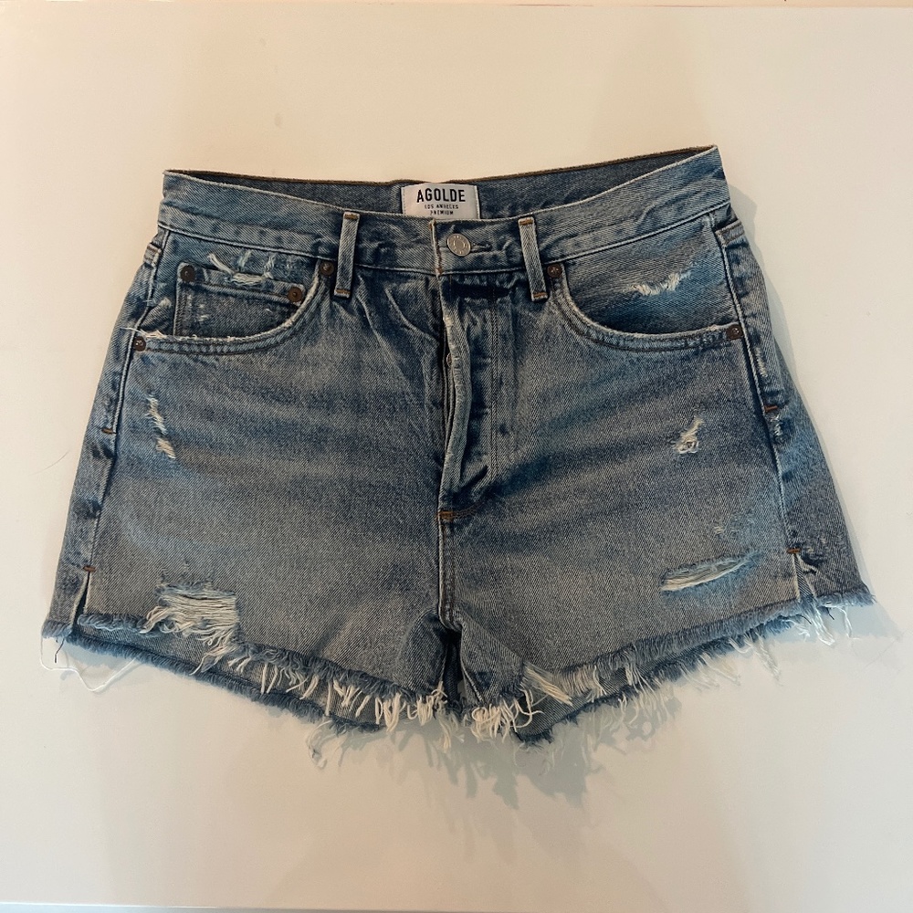 Agolde Parker vintage cut off shorts